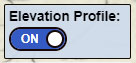 Elevation Profile button in the Georeferenced Maps viewer